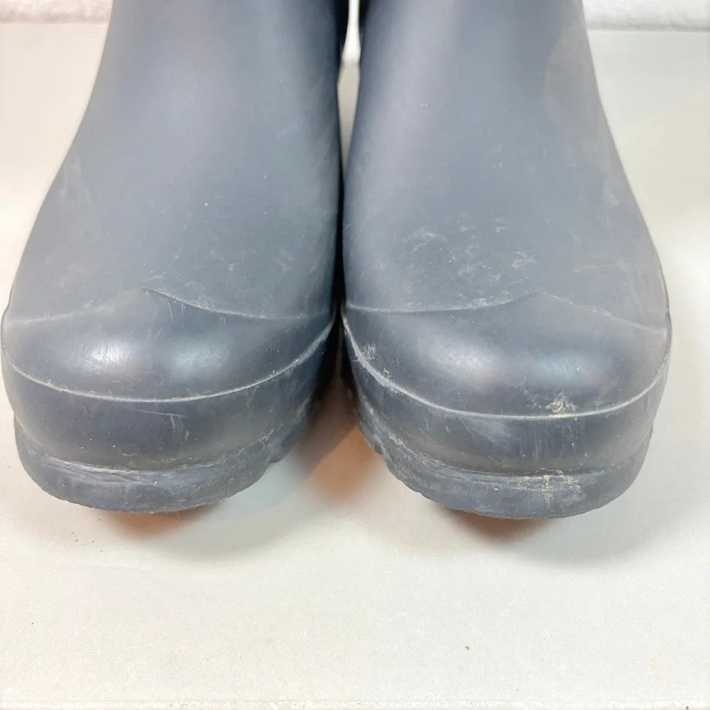 Hunter Rain Boots Kids Size 5 Navy Blue‎ Good Original Kids Matte Waterproof
